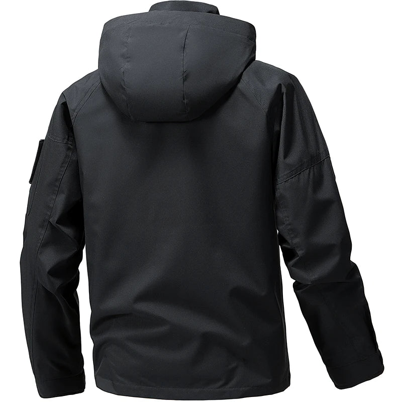 Men's Waterproof Softshell Jacket for Hiking and Camping