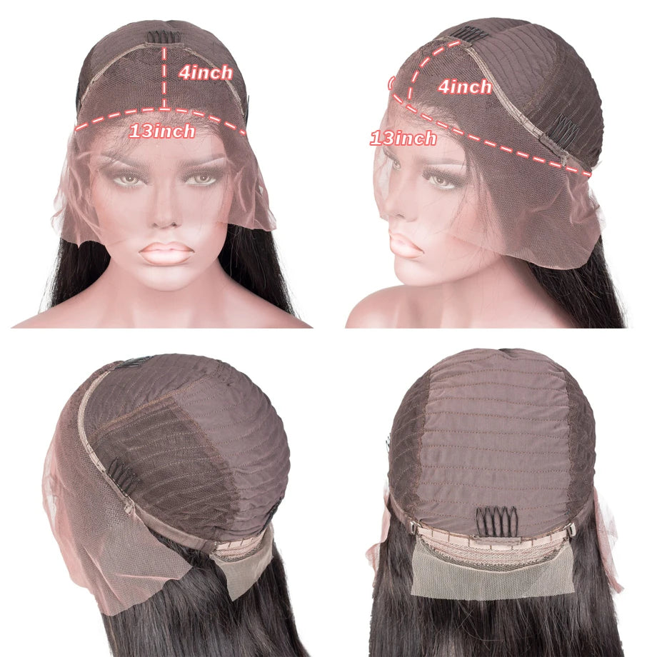 Dark Blue 13x4 Lace Front Wig Human Hair Body Wave