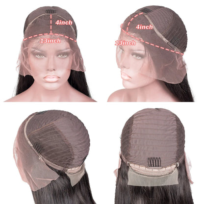 Dark Blue 13x4 Lace Front Wig Human Hair Body Wave