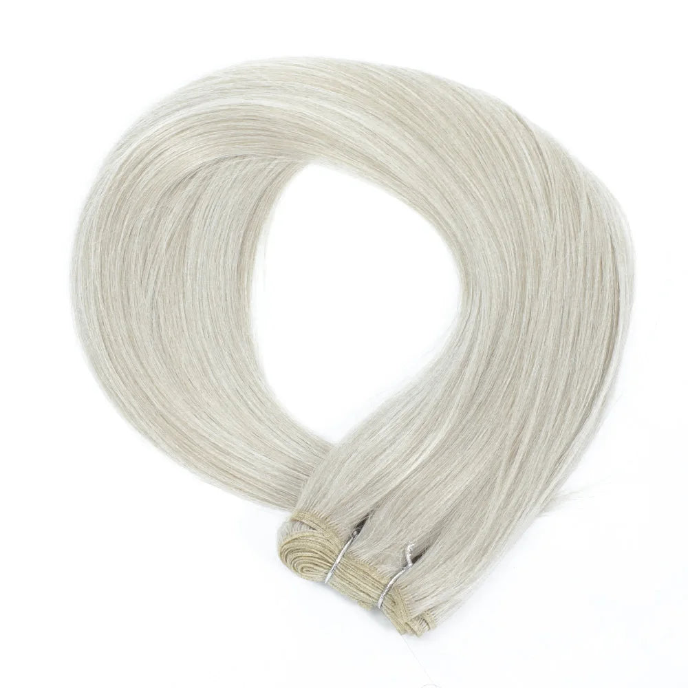30 Inch Bone Straight Synthetic Hair Bundles Piano Blonde Ombre