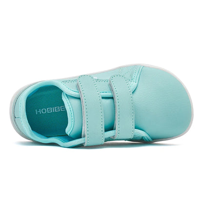HOBIBEAR Kids Minimalist Sneakers Lightweight Hook Loop Shoes