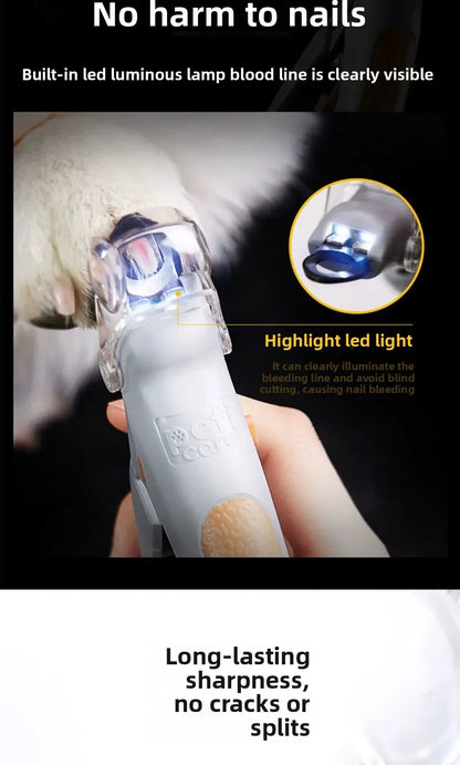 Rechargeable LED Pet Nail Clipper