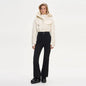 Hooded One-Piece Ski Jumpsuit for Women Windproof Outwear