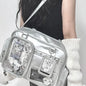 Harajuku Pin Doll Ita Bag Women PU Leather Shoulder Bag