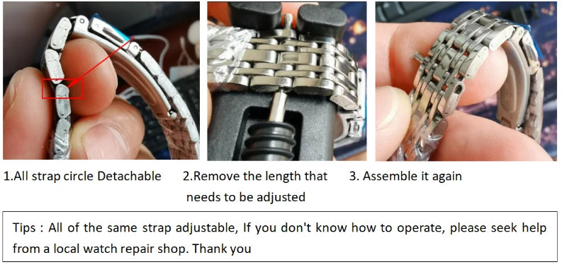 Stainless Steel Strap Watch for Women Luxury Gift