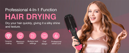 LISAPRO 2 In 1 Hair Dryer and Volumizer Hot Air Brush