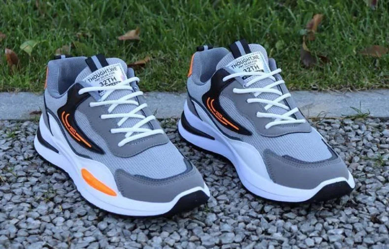 Men's Casual Running Sneakers with Rubber Outsole