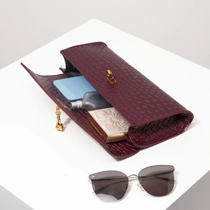 Burgundy Vintage Purse for Women