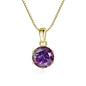 Moissanite Pendant Necklace 925 Sterling Silver Women