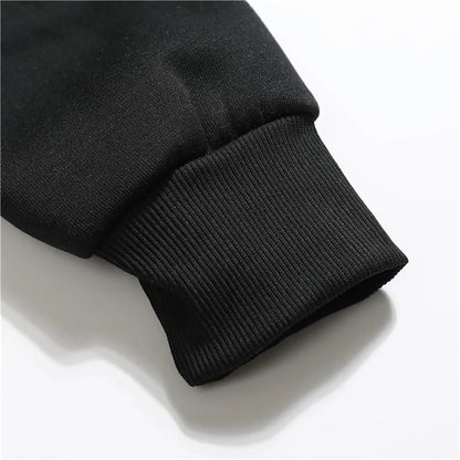 Zipper Hooded Sweatshirt for Men Casual Polyester