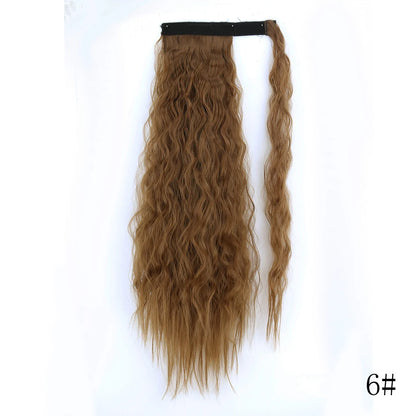 Long Straight Clip-in Ponytail Hair Extension Black