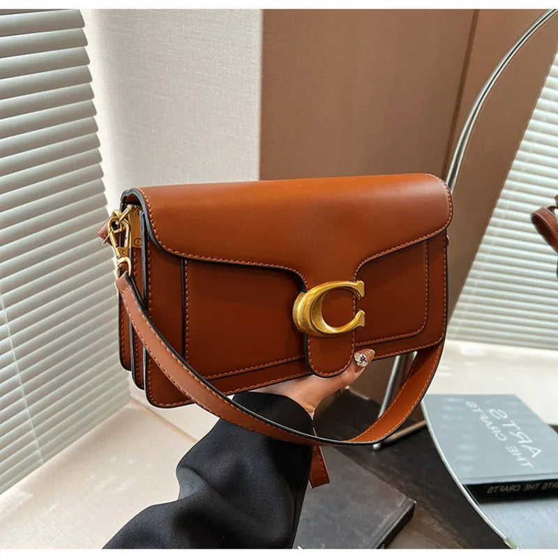 Women's Solid Color Small Square Shoulder Bag