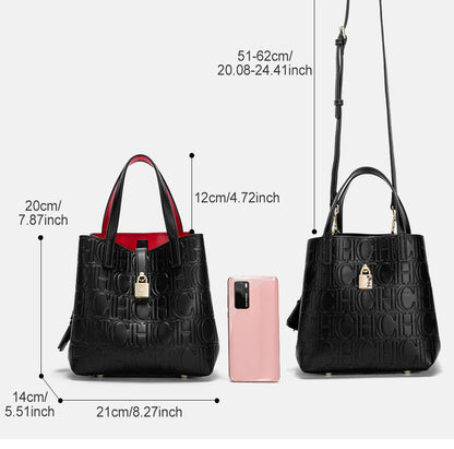 CHCH Women's Casual Tote Bag in PU Leather