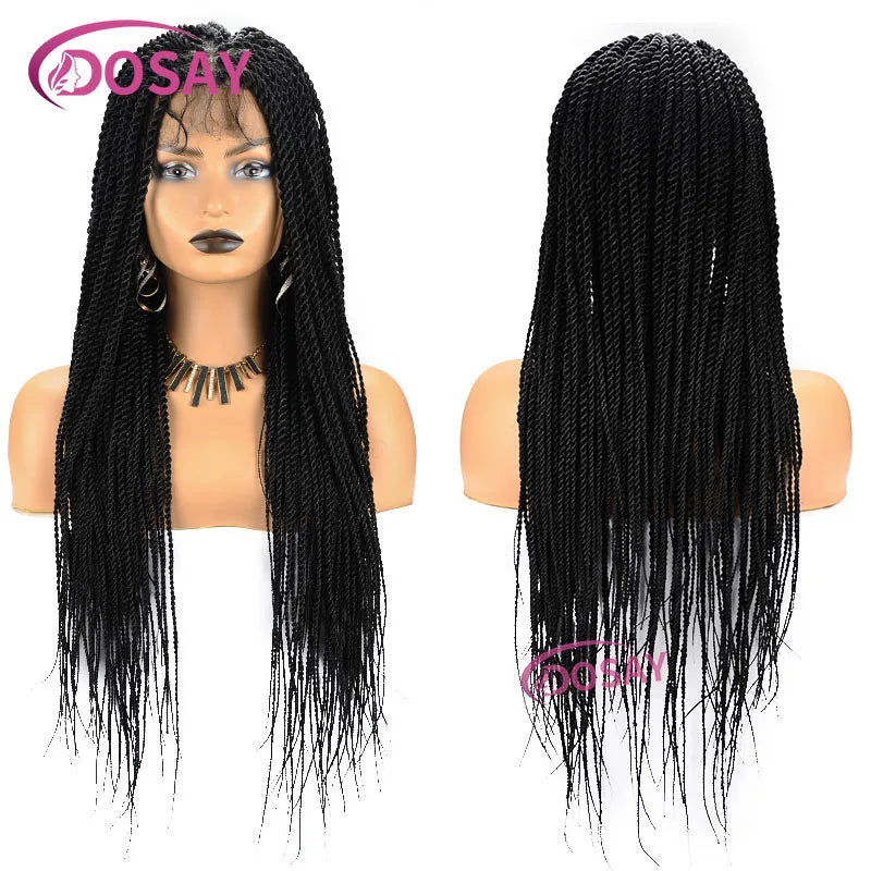 Twist Braided Lace Front Wig Synthetic Full Lace Wig