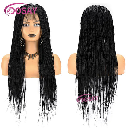 Twist Braided Lace Front Wig Synthetic Full Lace Wig