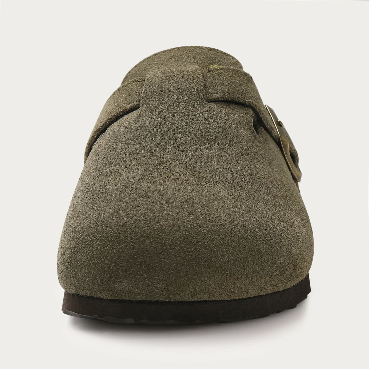 Comwarm Women's Suede Mules Slippers with Cork Insole
