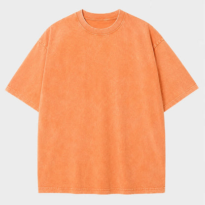 American Style Retro Heavyweight Cotton T-Shirt
