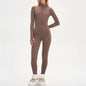 Women's Ski Suit with Fur Hood and Zippers