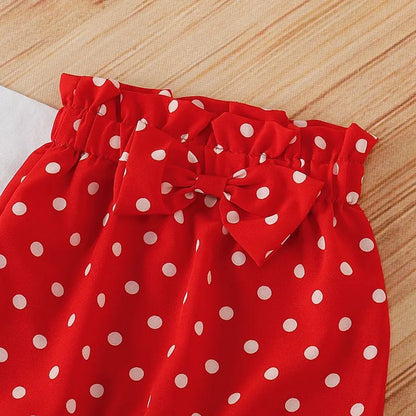 3PCS Baby Girl Clothes Set Long Sleeve Romper Pant Headband