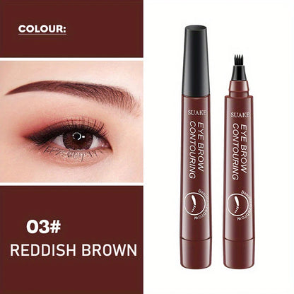 Waterproof Microblading Eyebrow Pen with 4 Split Head