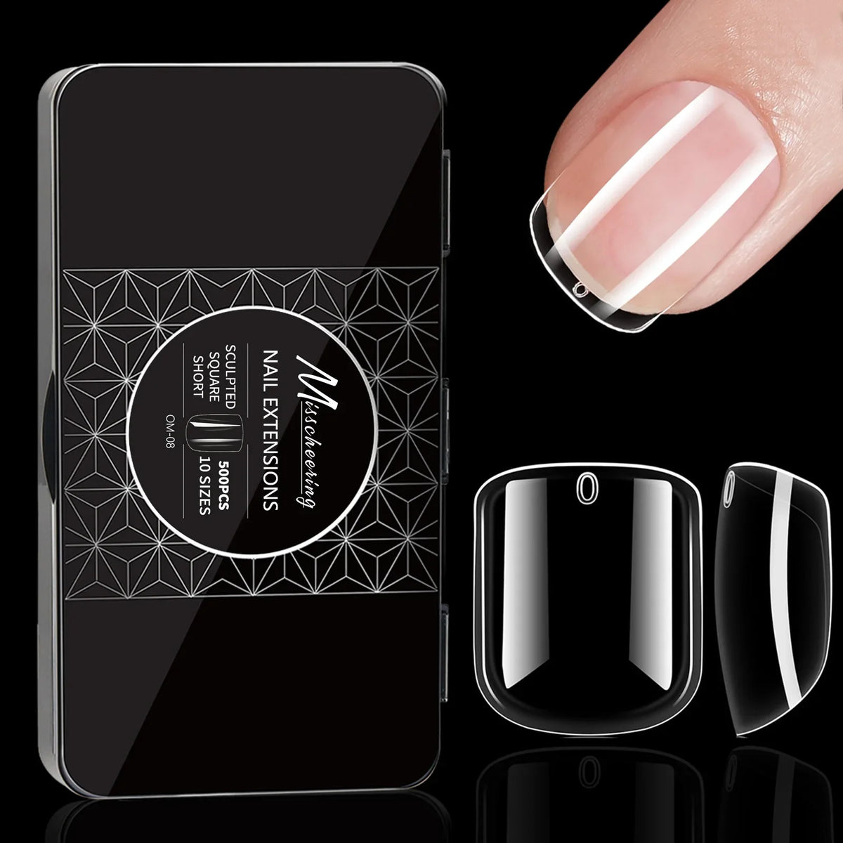 Soft Gel Full Cover Almond Fake Nails Box