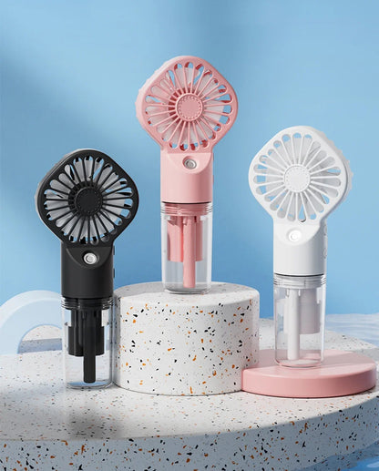 Portable Mini USB Rechargeable Humidifier Fan