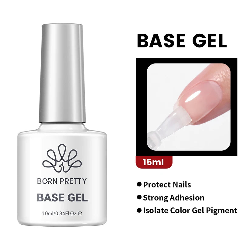 BORN PRETTY 10ml Rubber Gel Top Coat for Nails