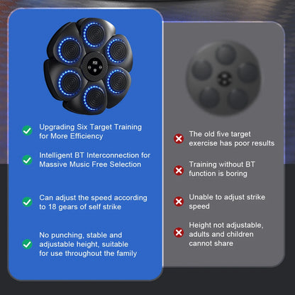 Smart Music Boxing Machine for Home Fitness Training