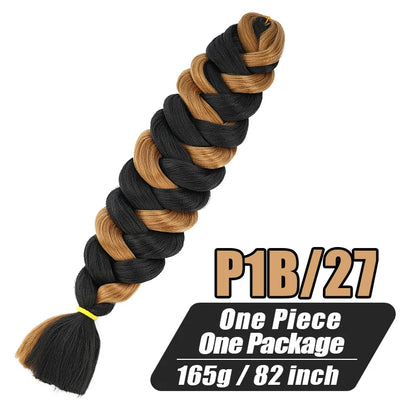 Kanekalon Jumbo Braiding Hair 82 Inch Kinky Straight