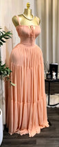 Summer Women Halter Maxi Dress Slim Polyester Beach Party