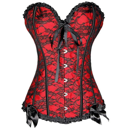 Gothic Lace Up Corset Shapewear for Women