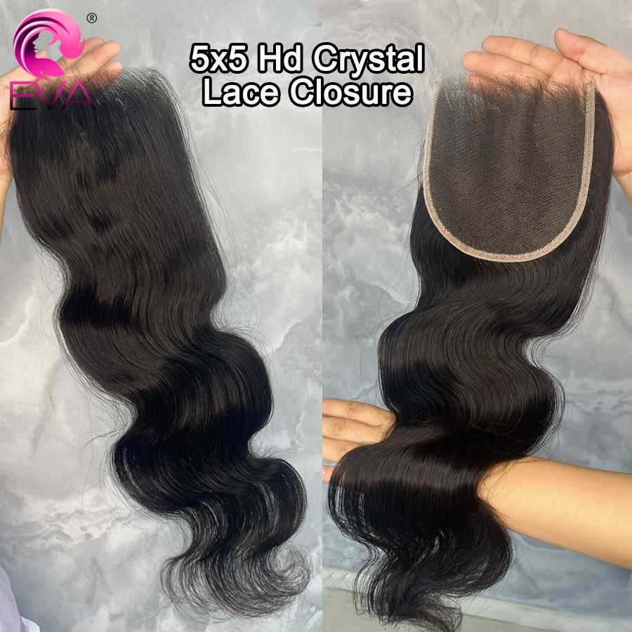 Eva 5x5 HD Lace Closure Straight Human Hair Closure