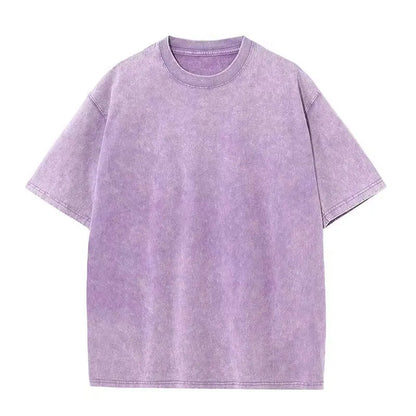 American Style Retro Heavyweight Cotton T-Shirt