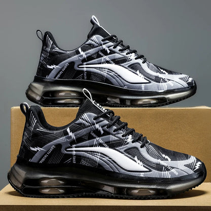 Men's Basketball Shoes with Air Cushioning and Breathable Mesh