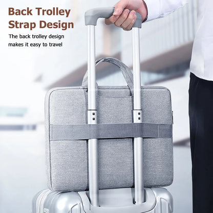 Suede Laptop Bag for 13.3 to 15.6 Inch Devices