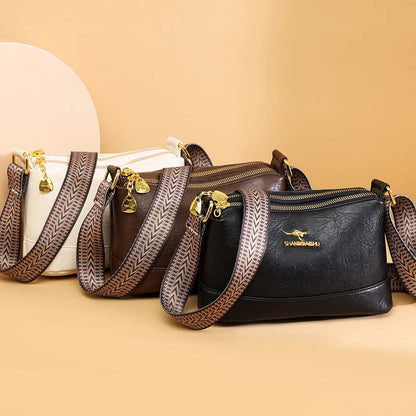 Cow Leather Designer Handbag Purse for Women