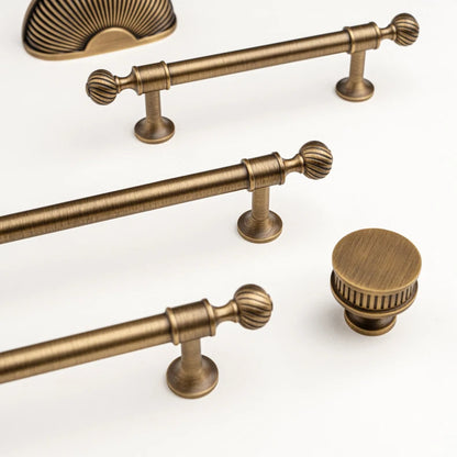 Brushed Antique Brass Kitchen Cabinet Pull Handle