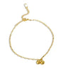 Gold Stainless Steel Bohemian Personalized Anklet