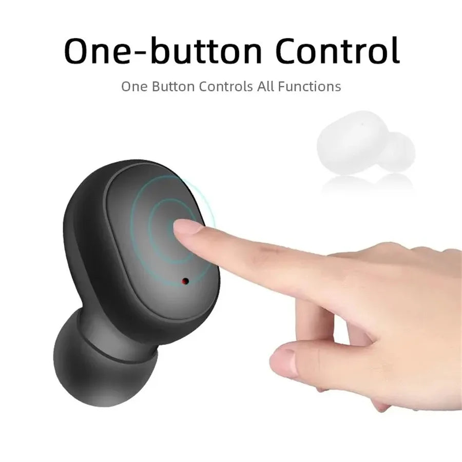 TWS A6S Wireless Bluetooth Earphones with LED Display
