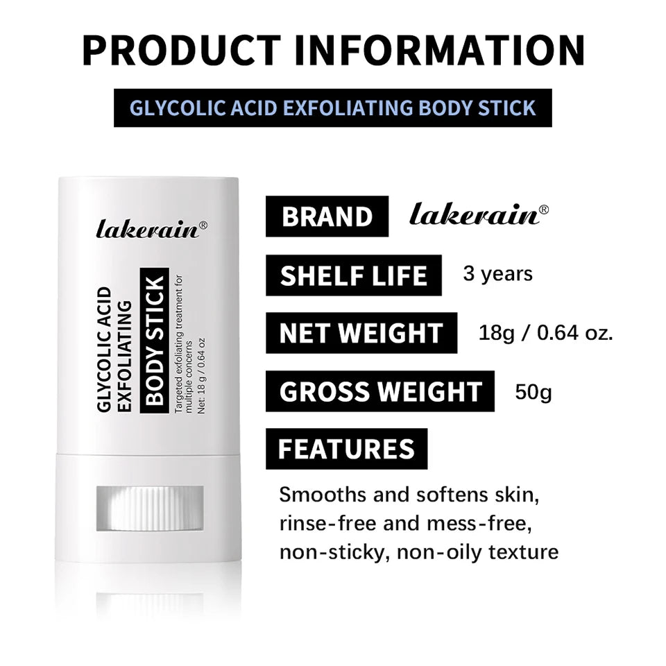 Glycolic Acid Exfoliating Body Stick 18g