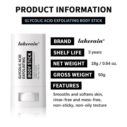 Glycolic Acid Exfoliating Body Stick 18g