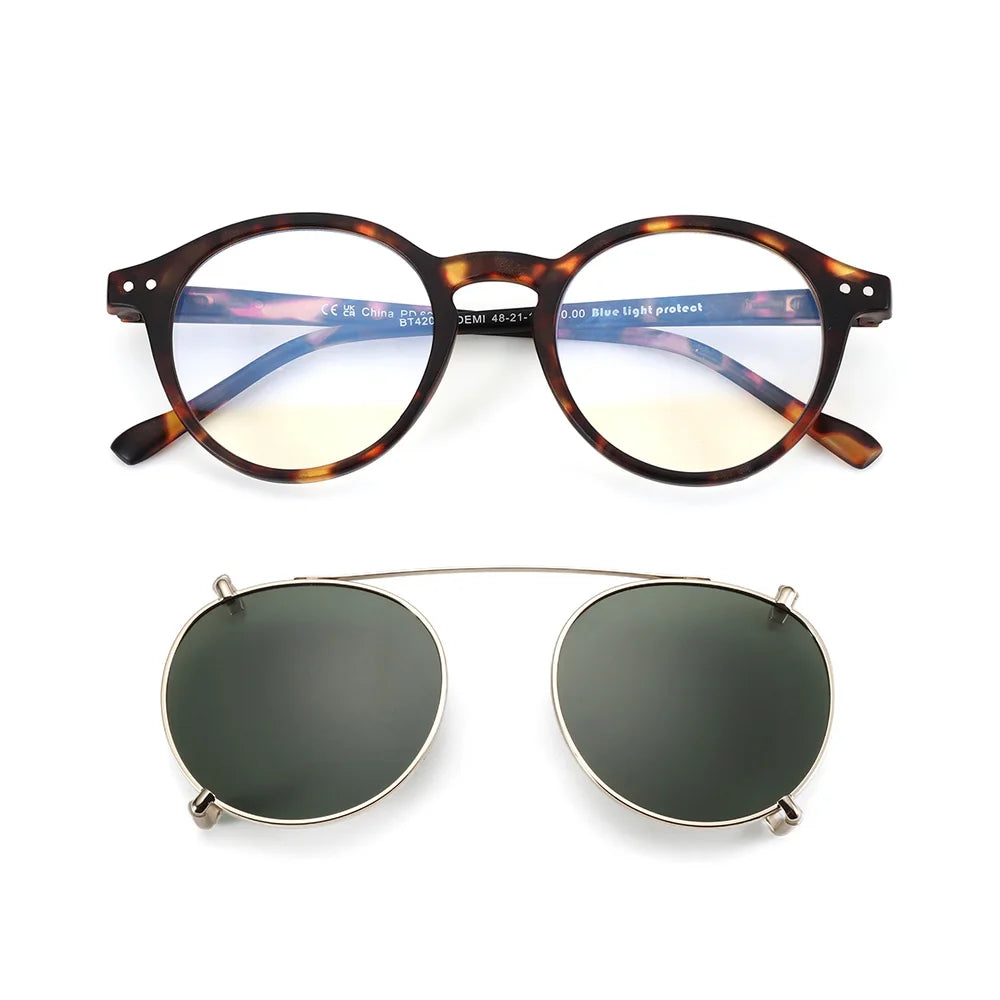 ZENOTTIC Clip-On Polarized Sunglasses for Women
