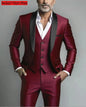 Men Slim Fit Tuxedo Suit for Weddings and Parties