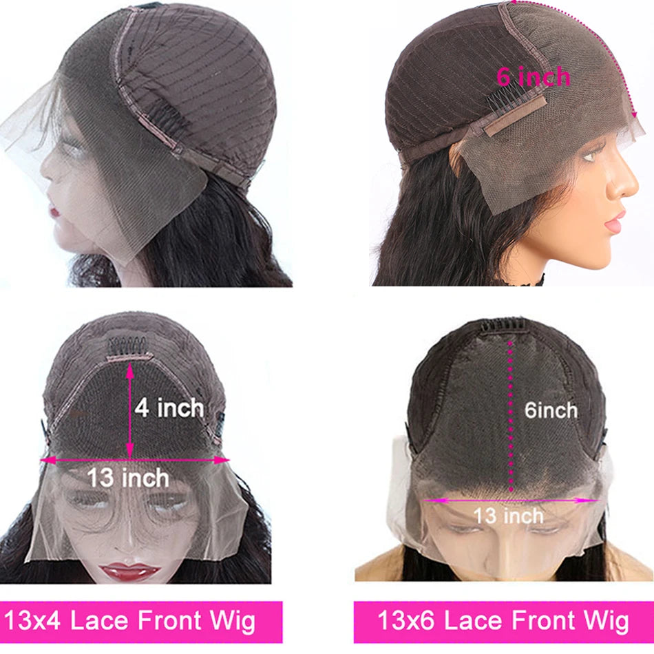 HD Lace Front Straight Human Hair Wig Transparent Lace
