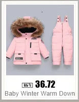 Winter Down Jacket for Boys and Girls Thicken Snowsuit