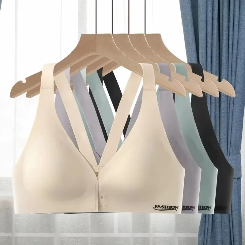 Plus Size Front Closure Sports Bra for Women