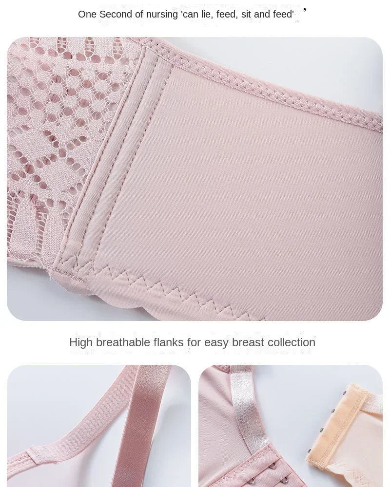 Front Button Nursing Bra for Comfortable Breastfeeding