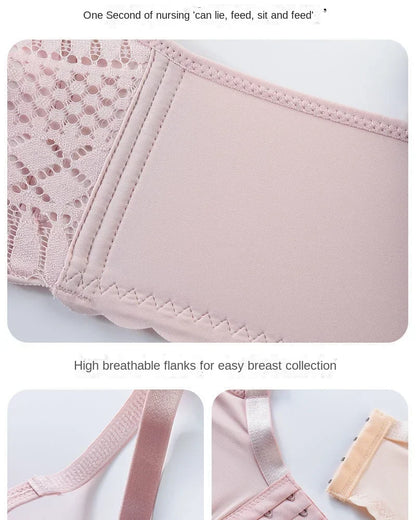 Front Button Nursing Bra for Comfortable Breastfeeding
