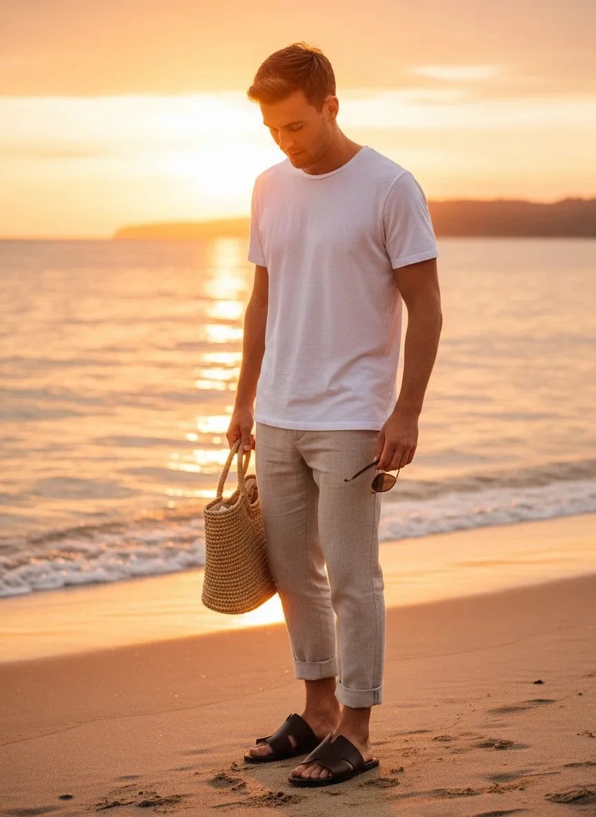 Men's Casual Non-Slip Rubber Sandals Lightweight