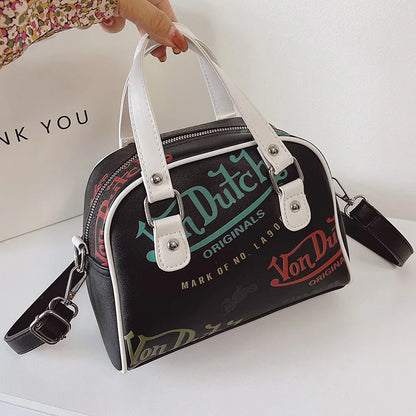 Large Capacity Crossbody Bag for Women Retro Design